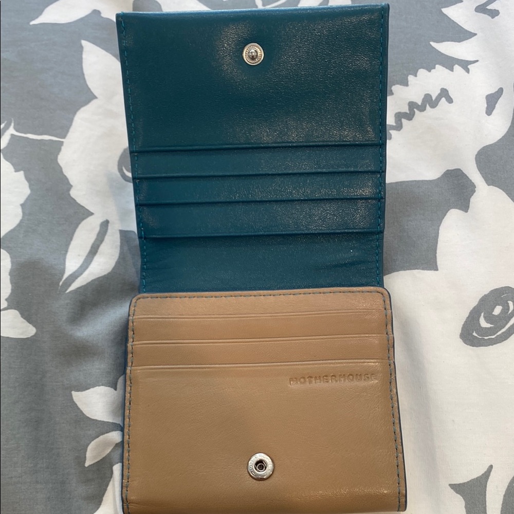 Teal Leather Wallet - Picture 4 of 7